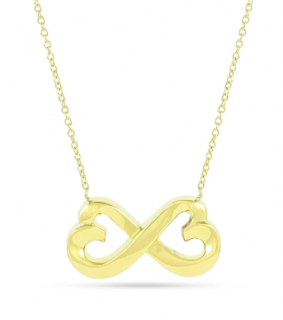Tiffany & Co. 18ct Yellow Gold Paloma Picasso Infinity Heart Necklace