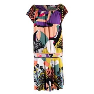 Emilio Pucci Multicolour Silk Shift Dress