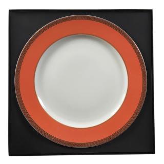 Versace by Rosenthal Orange/White Ikarus Porcelain Server Plate
