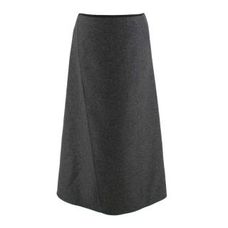 Goop Llewellyn Wrap Skirt in Grey 
