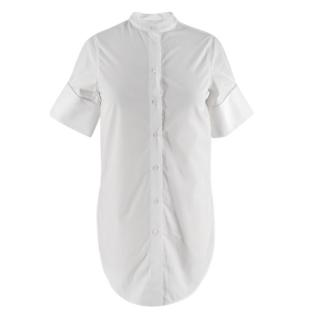 Goop Ash short sleeve signature puff White blouse