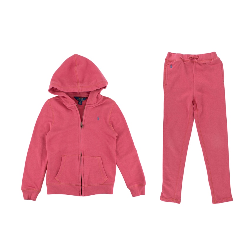 pink polo tracksuit