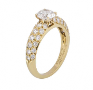 Van Cleef & Arpels Snowflake Diamond Ring