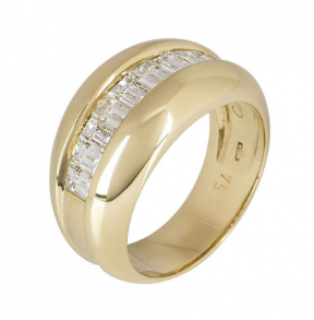 Cartier Yellow Gold Bombe Ring