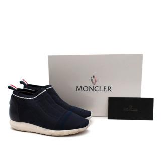 Moncler Navy Bali Sock Trainers 
