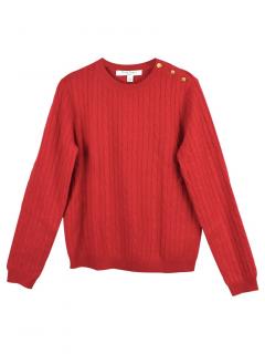 Brooks Brothers Girls Cable Knit Cashmere Jumper
