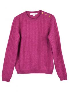 Brooks Brothers Girls Cashmere Cable Knit Jumper
