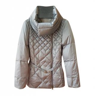 Fay Grey Quilted Down Puffer Jacket