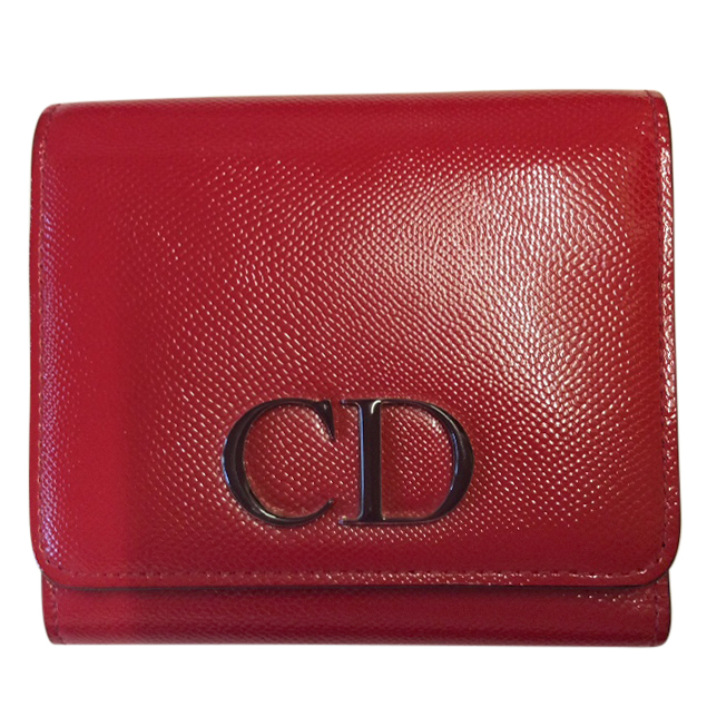 red dior wallet