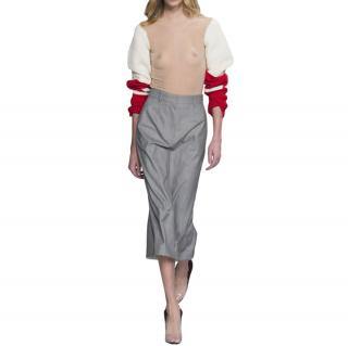 Calvin Klein 205W39NYC Runway Grey Midi Skirt