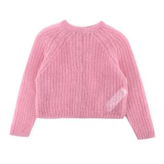 il Gufo Pink Mohair Blend Sweater