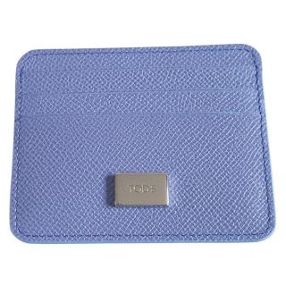 Tod's Lilac Grained Leather Card Holder