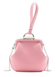 Ermanno Scervino Pink Leather Wristlet
