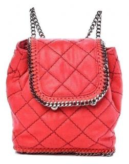 Stella McCartney Red Mini Falabella Backpack