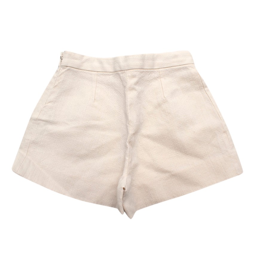 Bonpoint Beige Linen Girls Shorts | HEWI