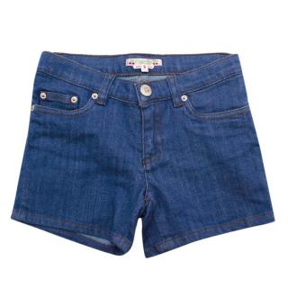 Bonpoint Girls Blue Denim Shorts
