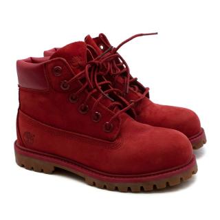 Timberland Red Suede 6
