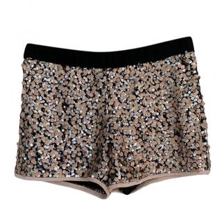 DVF lined sequin shorts 
