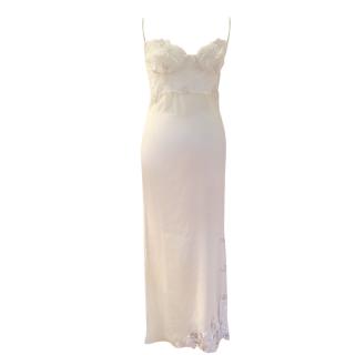 La Perla White Lace Trimmed Night Dress