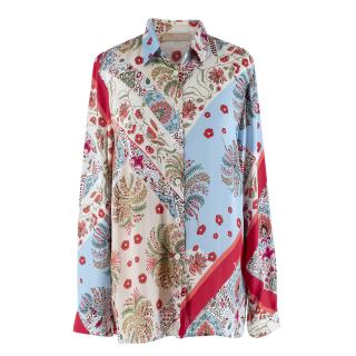 Dismero Floral Print Long Sleeve Shirt 