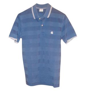 Brooks Brothers Blue Two-Tone Polo Shirt