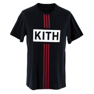 Adidas x Kith Stripe Black Soccer Tee