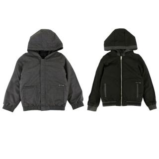 Dior Grey/Black Wool & Nylon Hooded Reversible Jacket