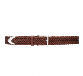 Rag & Bone Brown Braided Leather Belt