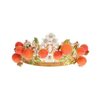 Dolce & Gabbana Crystal Embellished Oranges Tiara