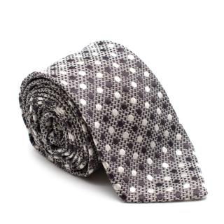 Tom Ford Brown Dotted Silk Tie