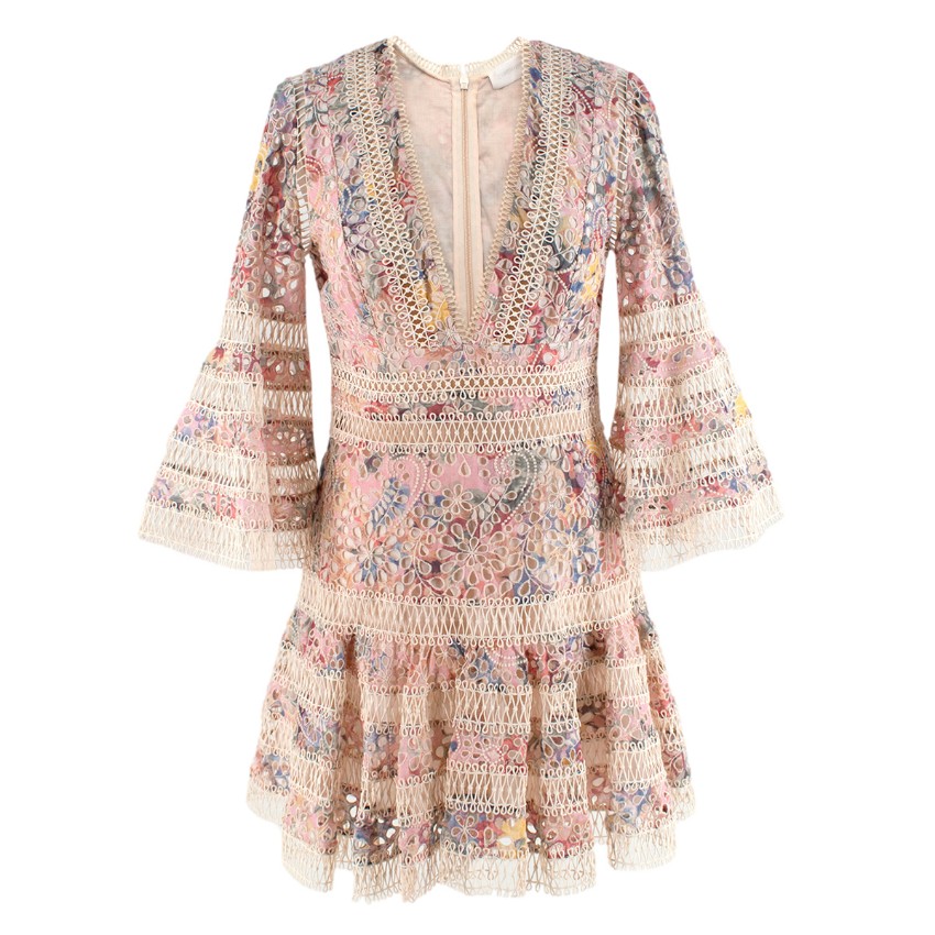 Zimmermann Lovelorn Floral Flutter Dress HEWI