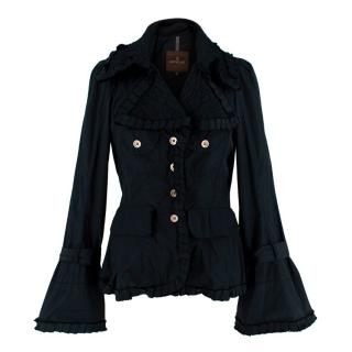 Moncler Black Pleated Pleated Jacket