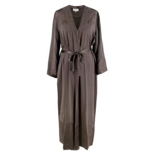 Marjolaine Silk Lace-Trim Nightgown and Nightdress
