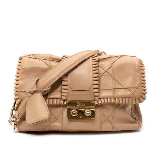 Dior Nude Leather Cannage Flap Bag