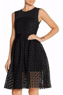 Maje Black Lace Sleeveless Dress