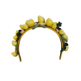 Dolce & Gabbana Lemon Applique Headband