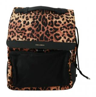 Dolce & Gabbana Leopard Print Nylon Backpack