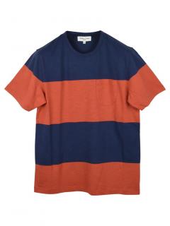 YMC Colourblock Stripe T-Shirt