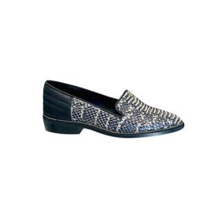 The Kooples Leather & Snakeskin Loafers