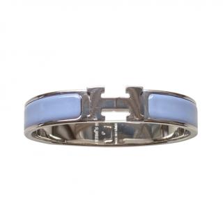 Hermes periwinkle blue clic H bracelet 