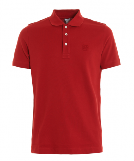 Loewe Red Embroidered Polo Shirt 