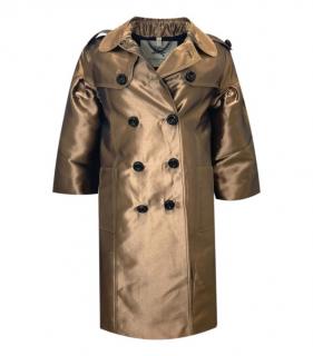 Burberry metallic double breasted coat