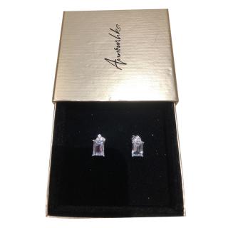 Annoushka 14kt White Gold Aquamarine & Diamond Earrings