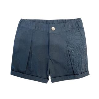 Baby Dior Blue Tailored Shorts