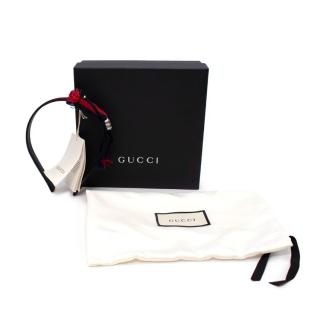 Gucci Kids M Web Navy & Red Ribbon Headband
