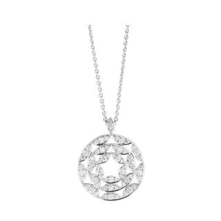 Jan Logan Fine Diamond Cienega 18ct White Palladium Gold Necklace