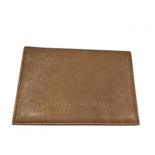 Brunello Cucinelli Brown Leather Wallet