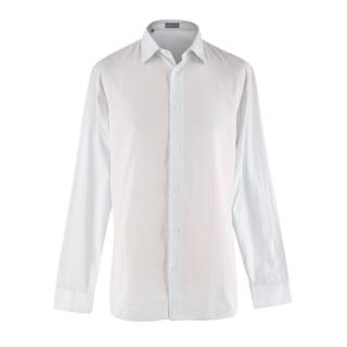 Dior Fine Blue Pinstripe White Shirt