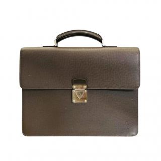 Louis Vuitton Brown Leather Classic Briefcase