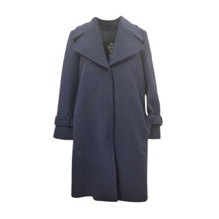 Max & Co. Blue Wool Blend Clever Coat